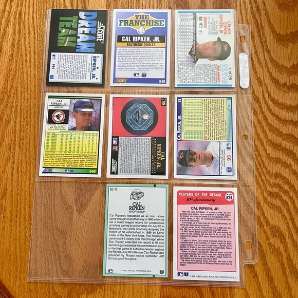 Cal Ripken Jr. Baseball Card Collection - Picture 2 of 7